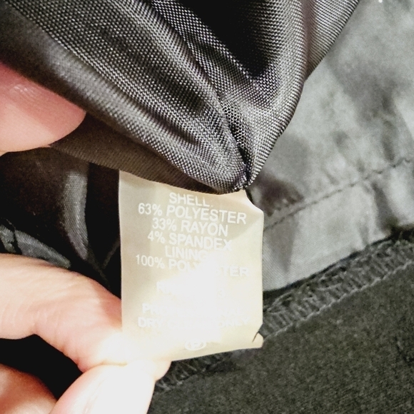 CALVIN KLEIN Faux-Pearl-Trim Sheath Dress Black - Picture 4 of 5